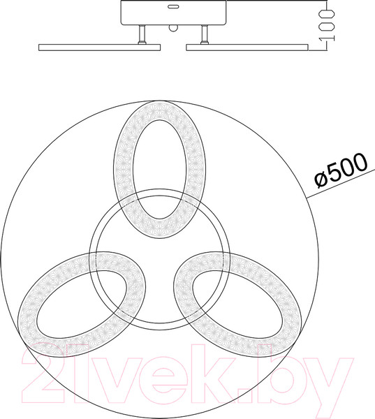 Изображение товара Люстра ESCADA Barit 10283/3LED