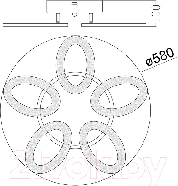Изображение товара Люстра ESCADA Barit 10283/5LED