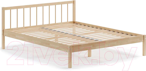 Изображение товара Двуспальная кровать Домаклево Мечта 4 160x200 (береза/натуральный)