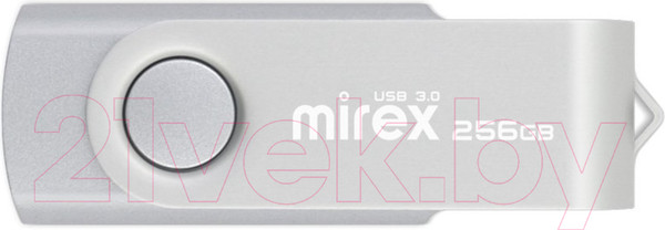 Изображение товара USB flash накопитель Mirex Swivel Silver 256GB (13600-FM3SS256)