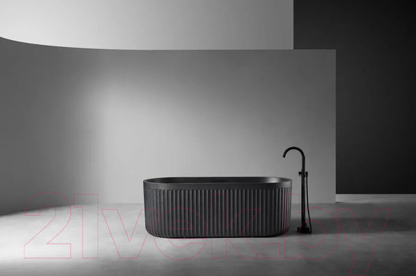 Изображение товара Ванна из искусственного камня Abber Stuttgart AM9925B (черный матовый)