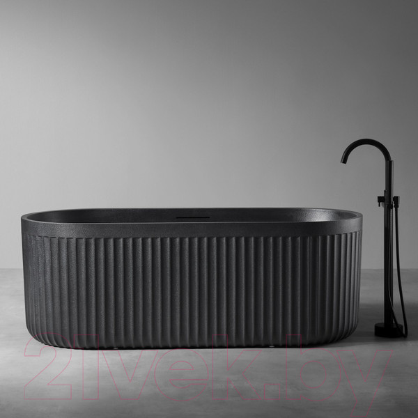 Изображение товара Ванна из искусственного камня Abber Stuttgart AM9925B (черный матовый)