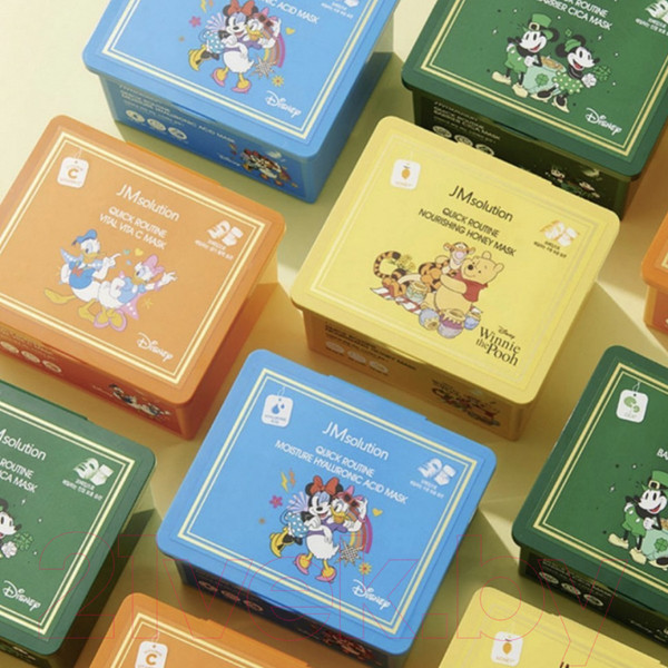 Изображение товара Набор масок для лица JMsolution Disney Quick Routine Moisture Hyaluronic Acid Mask (30шт)