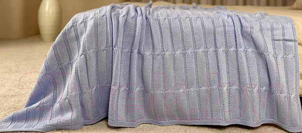 Изображение товара Плед Romgil РВ0064-АК6 (120x110, небесно-голубой)