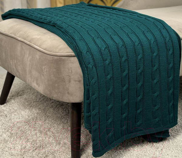 Изображение товара Плед Romgil РВ0064-АК6 (120x110, морская волна)