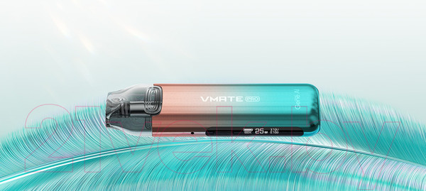 Изображение товара Электронный парогенератор VooPoo Vmate Pro 900mAh (3мл, зеленый/розовый)