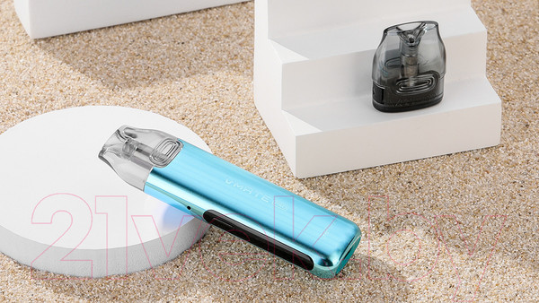 Изображение товара Электронный парогенератор VooPoo Vmate Pro 900mAh (3мл, зеленый/розовый)