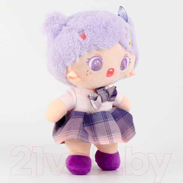 Изображение товара Кукла Sima-Land Куколка с заколочкой / 10092581 (фиолетовый)