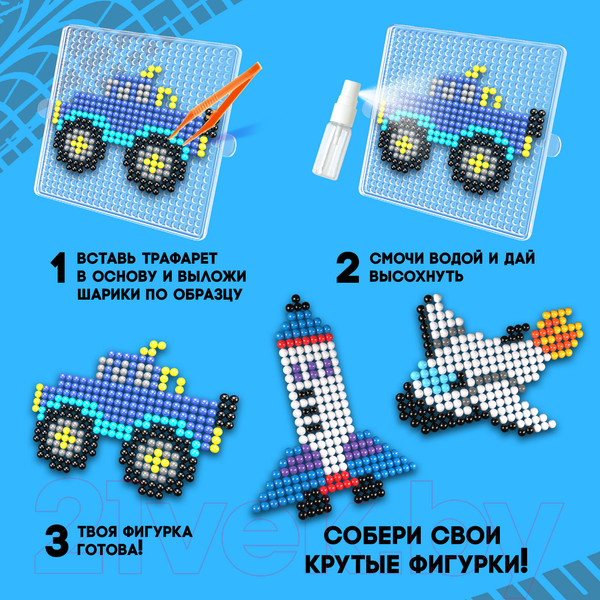 Изображение товара Развивающая игра Эврики Аквамозаика. Транспорт / 9900639 (723шт)