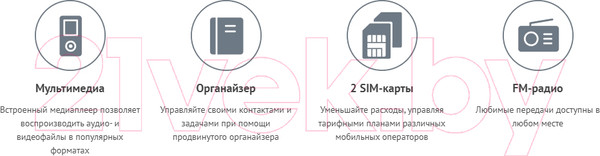 Изображение товара Мобильный телефон Maxvi E 10 (красный)