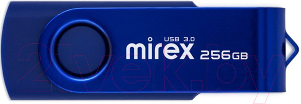 Изображение товара USB flash накопитель Mirex Swivel Deep Blue 256GB (13600-FM3BS256)
