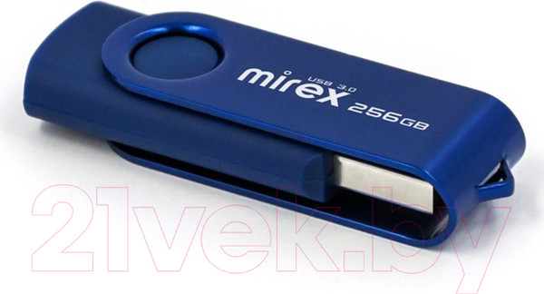 Изображение товара USB flash накопитель Mirex Swivel Deep Blue 256GB (13600-FM3BS256)