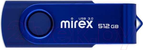 Изображение товара USB flash накопитель Mirex Swivel Deep Blue 512GB (13600-FM3BS512)