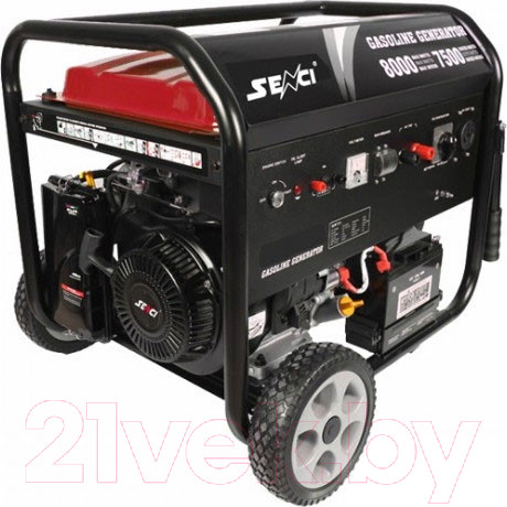 Изображение товара Бензиновый генератор Senci SC6000-E3