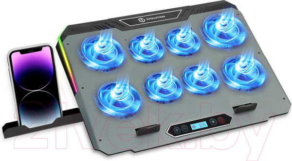 Изображение товара Подставка для ноутбука Evolution LCS-06 RGB с активным охлаждением