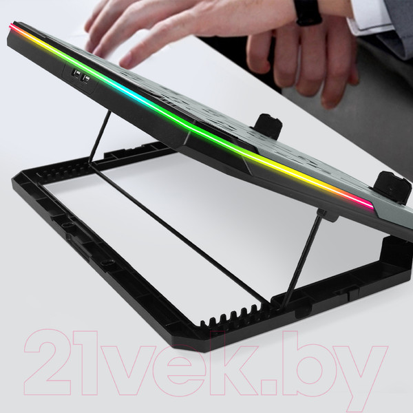 Изображение товара Подставка для ноутбука Evolution LCS-06 RGB с активным охлаждением