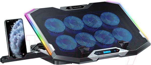 Изображение товара Подставка для ноутбука Evolution LCS-07 RGB с активным охлаждением