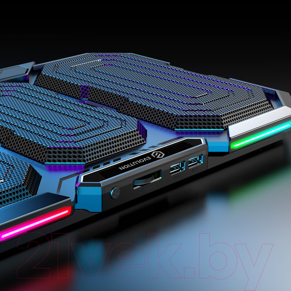 Изображение товара Подставка для ноутбука Evolution LCS-08 RGB с активным охлаждением