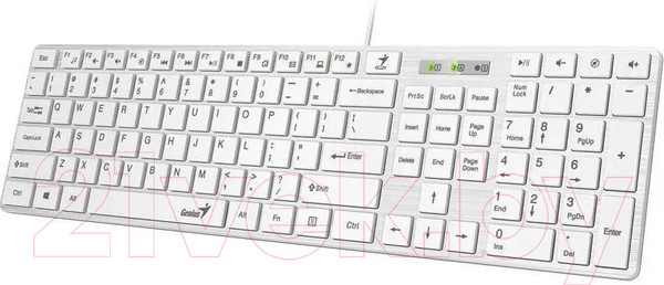 Изображение товара Клавиатура Genius SlimStar 126 (белый)