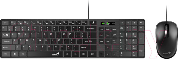 Изображение товара Комплект клавиатура и мышь Genius SlimStar C126
