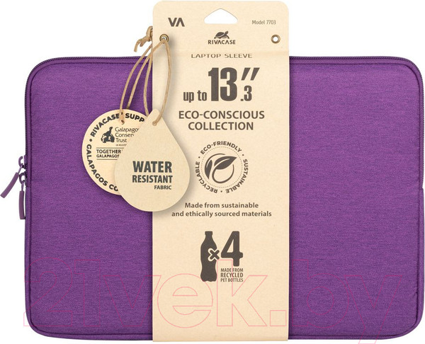 Изображение товара Чехол для ноутбука Rivacase Eco 7703 (фиолетовый)