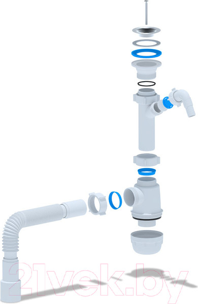 Изображение товара Сифон Ани Пласт А1015