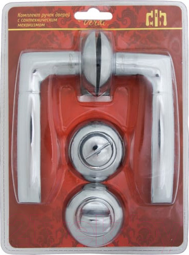 Изображение товара Ручка дверная VERDI 11СР/70 завертка (хром, механизм L70)