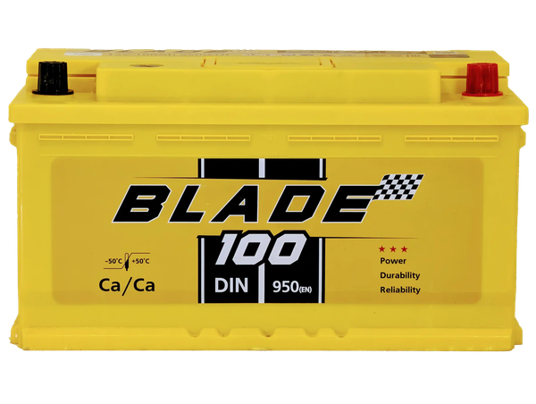 Изображение товара Автомобильный аккумулятор BLADE R 950A DIN100MF (100 А/ч)