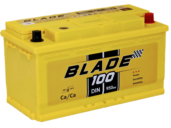 Изображение товара Автомобильный аккумулятор BLADE R 950A DIN100MF (100 А/ч)