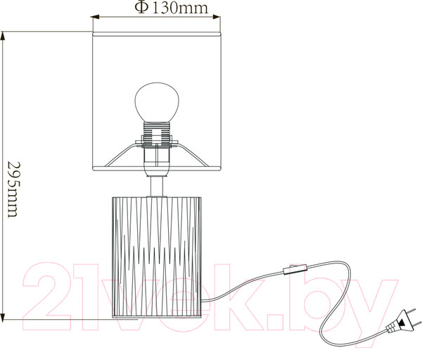 Изображение товара Прикроватная лампа ESCADA Elektra 10195/L (Silver)