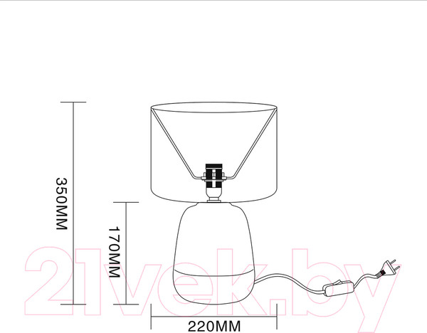 Изображение товара Прикроватная лампа ESCADA Hestia 10200/L (Blue)