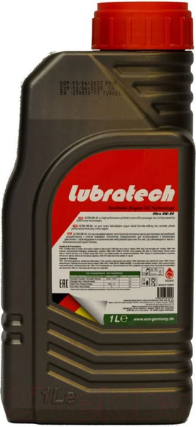 Изображение товара Моторное масло Lubratech Ultra 0W20 (1л)