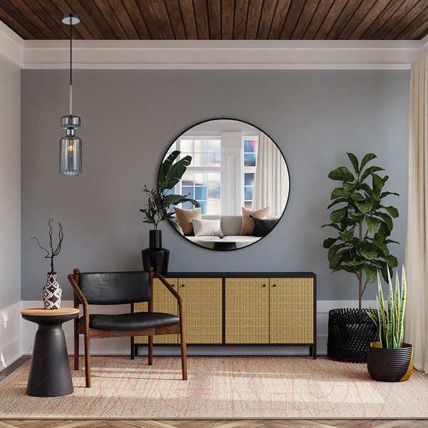 Изображение товара Потолочный светильник ESCADA Gloss 1141/1S (Chrome/Smoke)