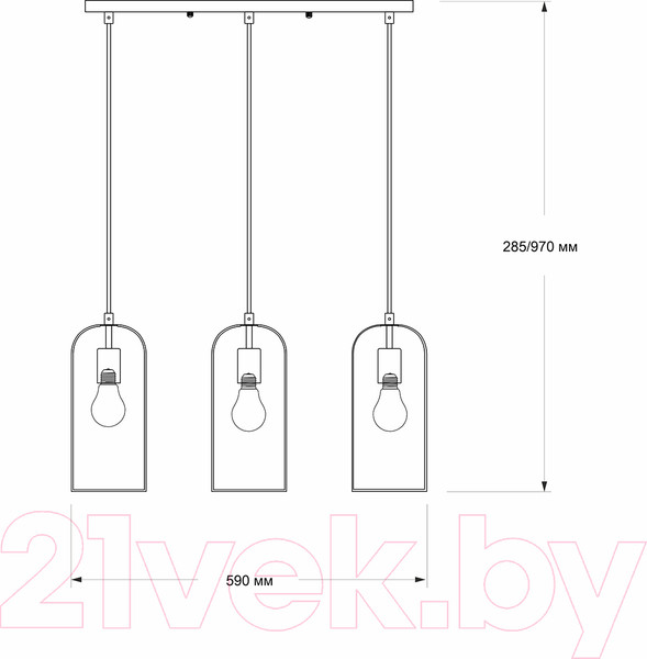 Изображение товара Потолочный светильник ESCADA Phoenix 10198/3S
