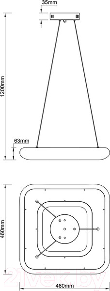 Изображение товара Потолочный светильник ESCADA Soft 10259/1LED