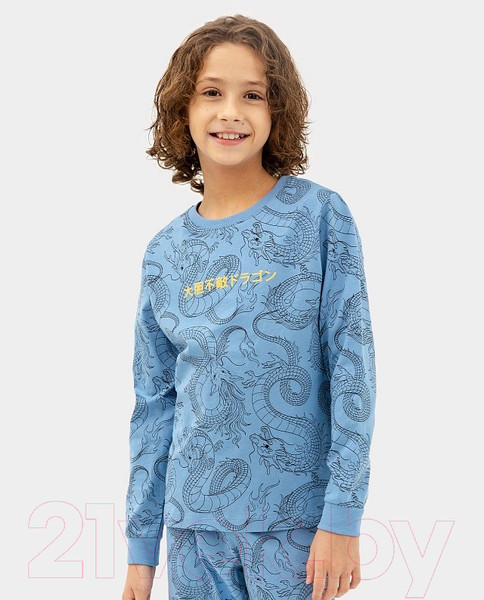 Изображение товара Пижама детская Mark Formelle 563311 (р.104-56, драконы на голубом)