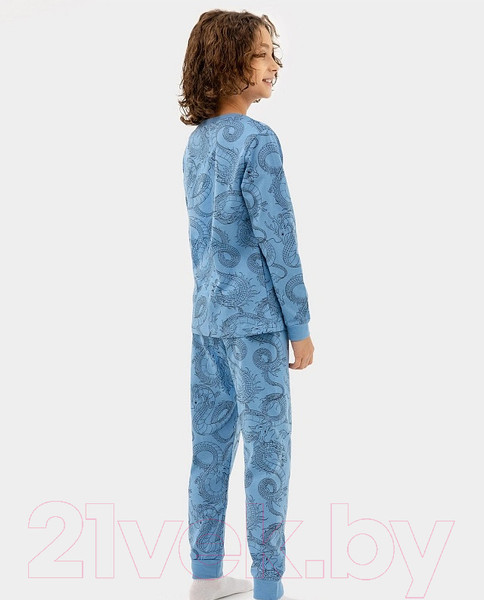 Изображение товара Пижама детская Mark Formelle 563311 (р.110-56, драконы на голубом)