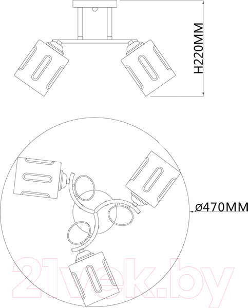 Изображение товара Люстра ESCADA Calluna 1120/3PL