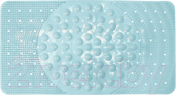 Изображение товара Коврик на присосках Вилина Лужайка 68071 (68x38, дымчато-голубой)