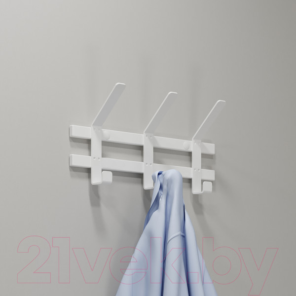 Изображение товара Вешалка для одежды ЗМИ Торонто 3 / ВНТ3 (белый)