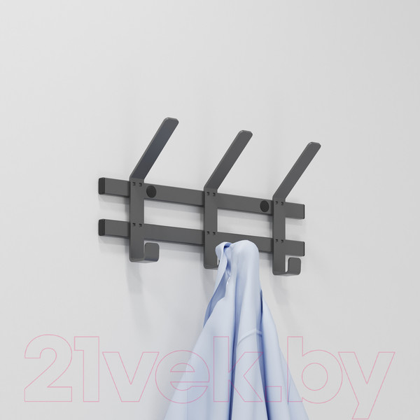 Изображение товара Вешалка для одежды ЗМИ Торонто 3 / ВНТ3 (графит)