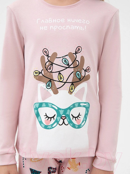 Изображение товара Пижама детская Mark Formelle 567722 (р.110-56, светло-розовый/сладости на розовом)