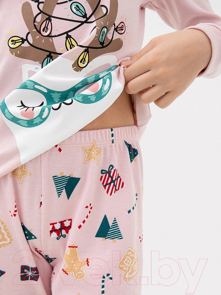 Изображение товара Пижама детская Mark Formelle 567722 (р.128-64, светло-розовый/сладости на розовом)
