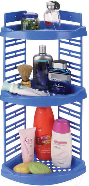 Изображение товара Полка для ванной Росспласт Элегант Плюс (голубой)