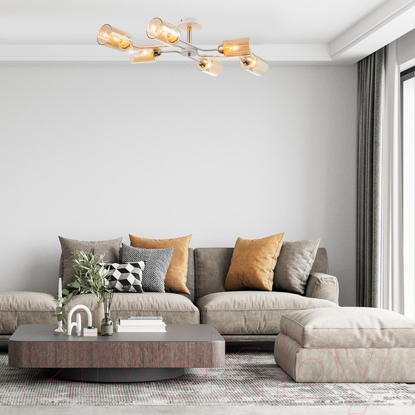 Изображение товара Люстра ESCADA Vertigo 1131/6P (White/Gold)