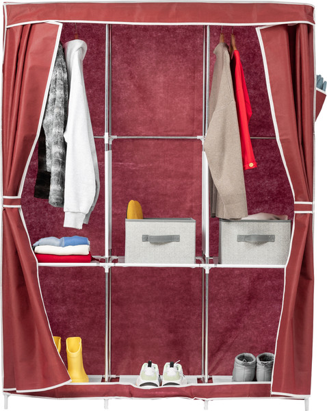 Изображение товара Тканевый шкаф Mio Tesoro Lari 3 (бордовый)