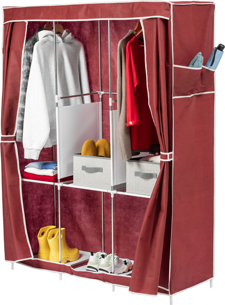 Изображение товара Тканевый шкаф Mio Tesoro Lari 3 (бордовый)