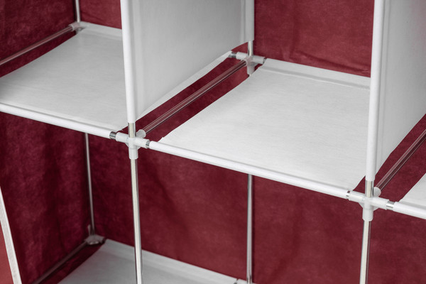 Изображение товара Тканевый шкаф Mio Tesoro Lari 3 (бордовый)