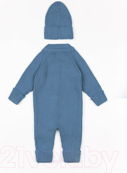 Изображение товара Комбинезон для малышей Amarobaby Pure Love Tot / AB-OD22-PLT501/19-80 (голубой, р.80)