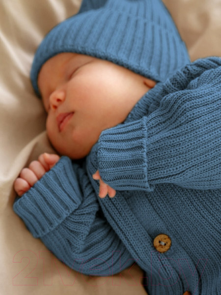Изображение товара Комбинезон для малышей Amarobaby Pure Love Tot / AB-OD22-PLT501/19-80 (голубой, р.80)